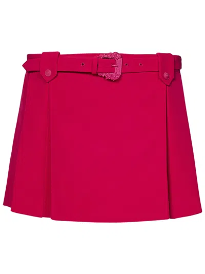 Versace Jeans Couture Skirt In Red