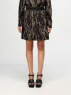 Versace Jeans Couture Skirt  Woman Color Black 1 In Schwarz 1