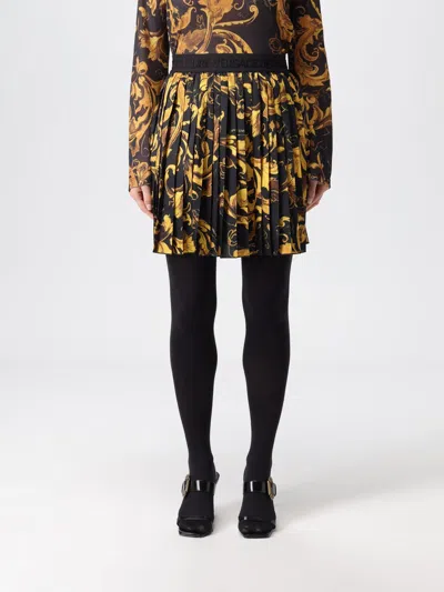 VERSACE JEANS COUTURE SKIRT VERSACE JEANS COUTURE WOMAN COLOR BLACK,H42222002