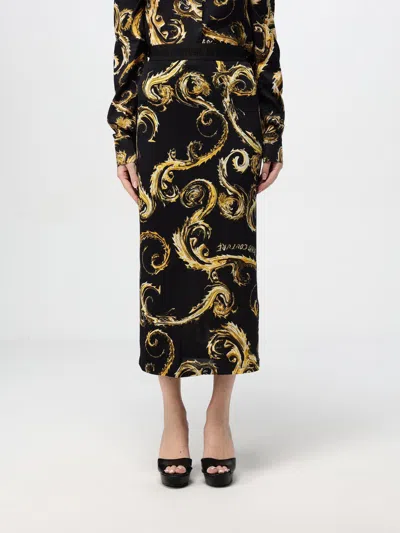 Versace Jeans Couture Skirt  Woman Color Black In Schwarz