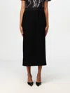 Versace Jeans Couture Skirt  Woman Color Black In Schwarz