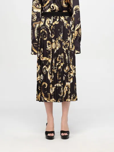Versace Jeans Couture Skirt  Woman Color Gold In Black