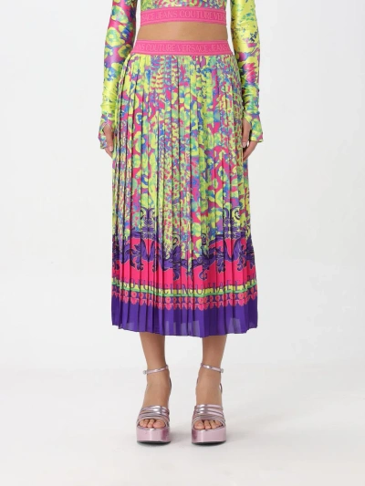 Versace Jeans Couture Gonne Acid 76 In Multi