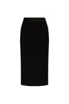 Versace Jeans Couture Skirt With Logo In Black