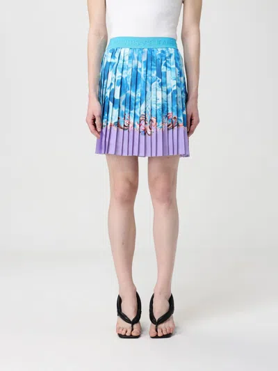 Versace Jeans Couture Skirt  Woman Color Blue