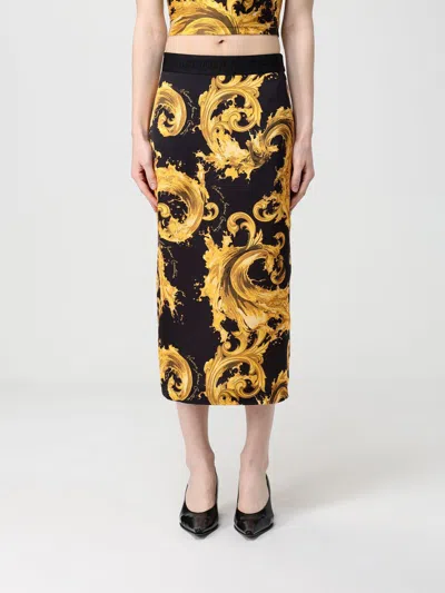 Versace Jeans Couture Skirt  Woman Color Black In Multi
