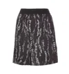 Versace Jeans Couture Woman Mini Skirt Black Size 4 Polyester In Black