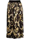 Versace Jeans Couture Chromo Couture Skirt In Black