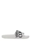 Versace Jeans Couture Shelly Logo-embossed Slides