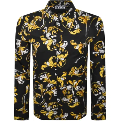 Versace Jeans Couture Slim All Over Shirt Black