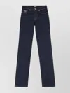 Versace Jeans Couture High-rise Slim Fit Jeans In Blue