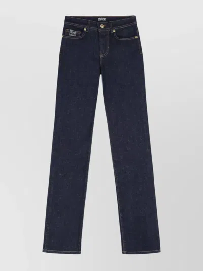 VERSACE JEANS COUTURE SLIM FIT HIGH-RISE JEANS
