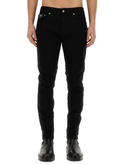 Versace Jeans Couture Slim Fit Jeans In Black