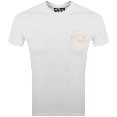 Versace Jeans Couture Slim Fit Logo T Shirt White