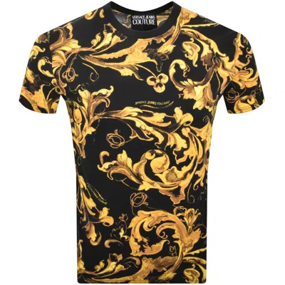 Versace Jeans Couture Slim Fit T Shirt Black