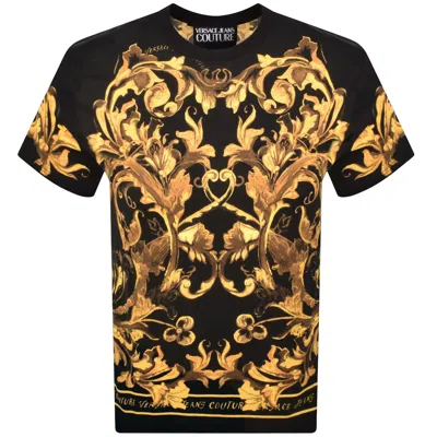 Versace Jeans Couture Slim Fit T Shirt Black