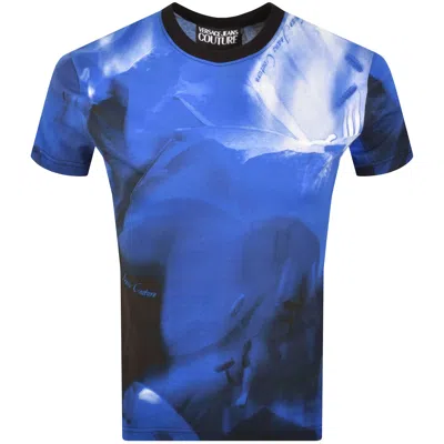 Versace Jeans Couture Slim Fit T Shirt Blue