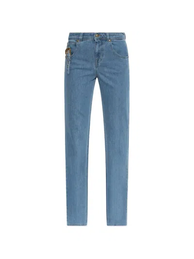 Versace Jeans Couture Slim-fit Denim Jeans In Blue