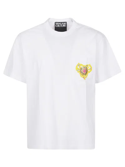 Versace Jeans Couture Small Heart Couture T-shirt In White