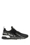 Versace Jeans Couture Dynamic Low-top Sneakers In Black