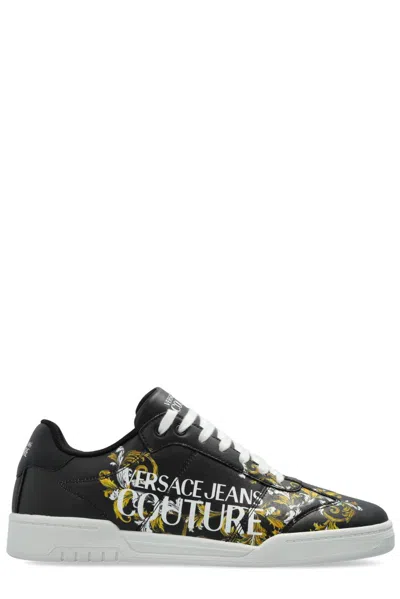 Versace Jeans Couture Sneakers In Black