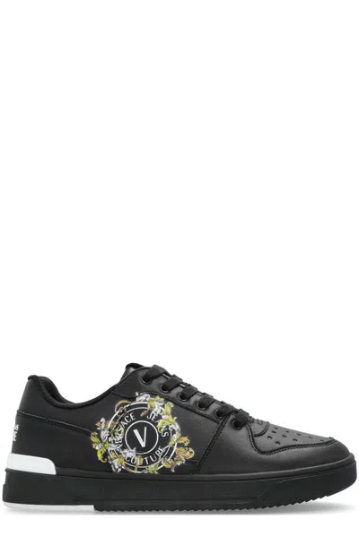 Versace Jeans Couture Sneakers In Black