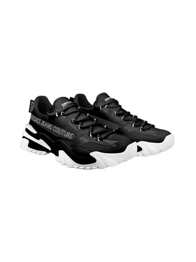 Versace Jeans Couture Sneakers In Black