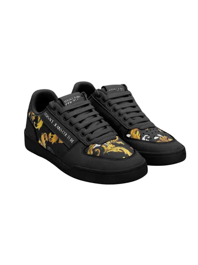 Versace Jeans Couture Sneakers In Black