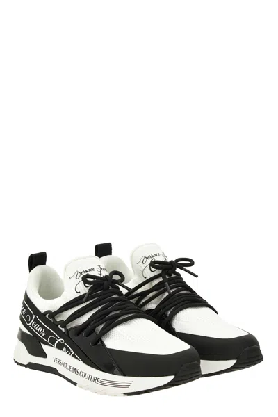Versace Jeans Couture Sneakers In Black