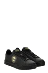 Versace Jeans Couture Logo-plaque Sneakers In Black