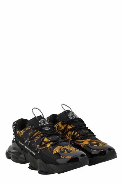 Versace Jeans Couture Sneakers In Black