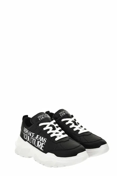 Versace Jeans Couture Sneakers In Black