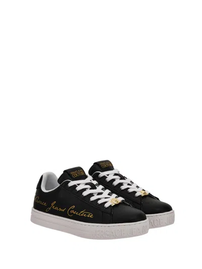 Versace Jeans Couture Sneakers In Black
