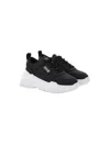 Versace Jeans Couture Python Effect Faux Leather Ravewing Sneakers W In Black