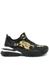 Versace Jeans Couture Black Trail Trek Sneakers In Black