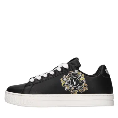 Versace Jeans Couture Sneakers In Black