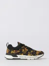 Versace Jeans Couture Baroque-print Sneakers In Black