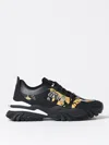 Versace Jeans Couture Black Trail Trek Sneakers In Black