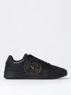 Versace Jeans Couture Brooklyn Leather Low-top Sneakers In Schwarz