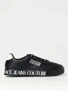 Versace Jeans Couture Logo-print Low-top Sneakers In Schwarz