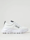 Versace Jeans Couture Logo-print Leather Low-top Sneakers In White