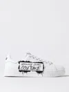 Versace Jeans Couture Logo-print Low-top Sneakers In White