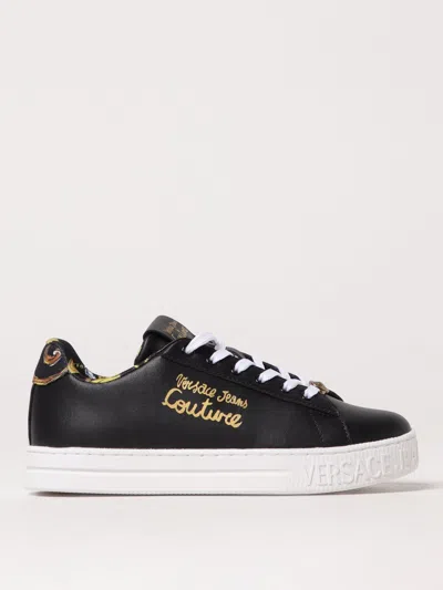 VERSACE JEANS COUTURE SNEAKERS VERSACE JEANS COUTURE WOMAN COLOR BLACK,G70853002