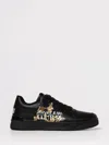 Versace Jeans Couture Sneakers  Woman Color Black In Animal Print