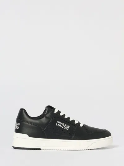 Versace Jeans Couture Sneakers  Woman Color Black In Animal Print