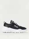Versace Jeans Couture Black Speedtrack Sneakers In Schwarz