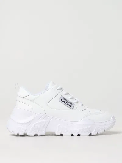 VERSACE JEANS COUTURE SNEAKERS VERSACE JEANS COUTURE WOMAN COLOR WHITE,G82770001