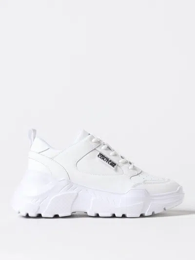 VERSACE JEANS COUTURE SNEAKERS VERSACE JEANS COUTURE WOMAN COLOR WHITE,F96624001