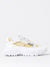 Versace Jeans Couture White Hiker Low Top Sneakers In White