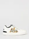 Versace Jeans Couture Sneakers  Woman Color White In Animal Print